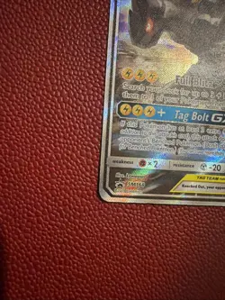 Pokemon TCG Pikachu & Zekrom GX Sun Moon Tag Team SM168 - Image 2