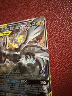 Pokemon TCG Pikachu & Zekrom GX Sun Moon Tag Team SM168 - Image 4