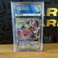 Pokemon TCG Mega Lopunny Jigglypuff Tag Team GX Cosmic Eclipse 165/236 - Image 1