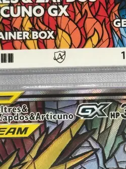Pokemon TCG Moltres & Zapdos & Articuno GX TAG TEAM Promo Holo SM210 Ace 10 - Image 3