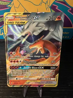 Pokemon TCG Reshiram and Charizard GX Tag Team Unbroken Bonds 20/214 - Image 1