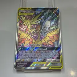 Pokemon TCG Moltres & Zapdos & Articuno GX SM210 TAG TEAM Promo Full Art Holo - Image 1