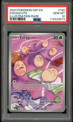 PSA 10 GEM MINT Exeggcute 192 Surging Sparks Pokemon Card - Image 1