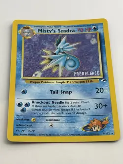 Misty's Seadra (Prerelease) 009/132 Wotc Promo Holo NM/LP - Image 5