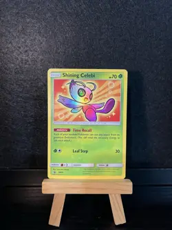 Pokemon - Shining Celebi - SM79 - Sun & Moon Black Star Promo - Shiny Holo NM - Image 1