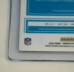 2020 Panini Donruss Optic - Rated Rookies Justin Herbert #153 Holo Prizm (RC) - Image 3