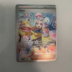Iono 269/193 MISCUT Pokemon Paldea Evolved Special Illustration Rare Card NM - Image 1