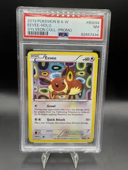 Eevee Holo #BW94 Sylveon Collection Promo 2013 Pokemon B & W PSA 7 - Image 1