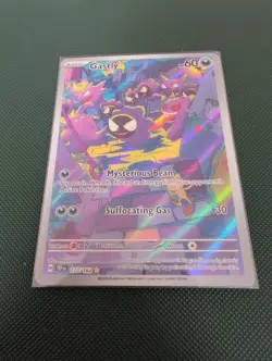 Pokemon TCG Gastly 177/162 Temporal Forces Illustration Rare Pack Fresh - Image 2