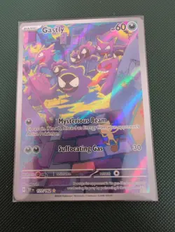 Pokemon TCG Gastly 177/162 Temporal Forces Illustration Rare Pack Fresh - Image 3