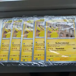 Pokemon Pikachu At The Museum x Natural History London Jumbo Card - Sealed x5 - Image 1