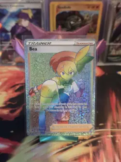 Pokemon Card Bea 193/185 Vivid Voltage Rainbow Rare Secret Rare Near Mint - Image 1