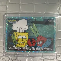 Topps Chrome SpongeBob SquarePants Lot of 6 Serial Numbered /75 Chase Cards - Image 5