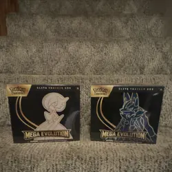Pokemon TCG Mega Evolution Elite Trainer Box Lot 2 Gardevoir Lucario 2025 - Image 1