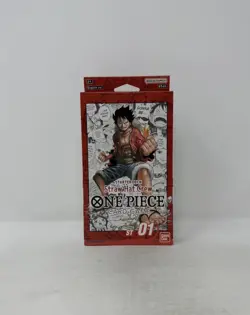 One Piece TCG Factory Sealed Starter Deck ST-01 Straw Hat Crew English Edition - Image 1