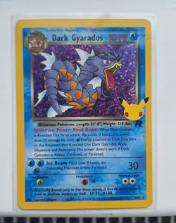 Dark Gyarados 8/82 Celebrations: Classic Collection Holo Pokemon TCG 25th - Image 1