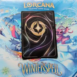 Disney Lorcana TCG Visiting Christmas Past Cold Foil Rare Winterspell - Image 2