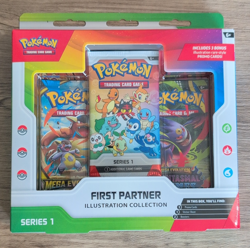 Pokemon TCG First Partner Illustration Collection Series 1 Promo Box - Image 1