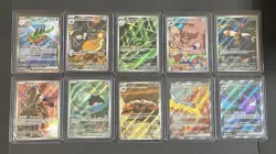 Pokemon Destined Rivals 10 Card Lot: 1 SIR, 7 IR, 2 Ultra Rare - Image 1