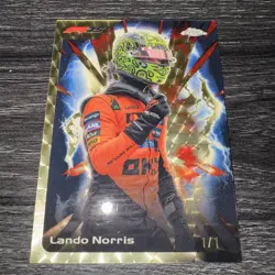 LANDO NORRIS SUPERFRACTOR 1/1 2025 TOPPS CHROME F1 FORMULA ULTRASONIC SSP 1 OF 1 - Image 5