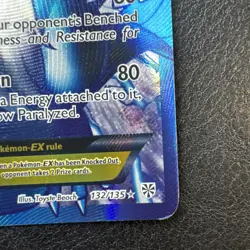 Pokemon TCG Articuno EX 132/135 Team Plasma B&W Plasma Storm Holo Card - Image 5