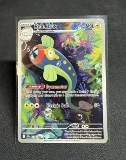 Eelektrik - 114/086 Sv: Black Bolt (Pokemon TCG) Illustration Rare Holo Full Art - Image 1