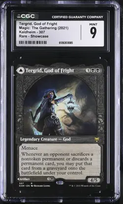 TERGRID, GOD OF FRIGHT Kaldheim Showcase Rare CGC 9 MTG [Nostalgium] - Image 1
