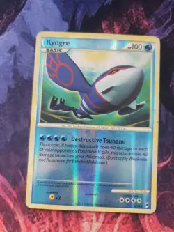 Pokemon Card Kyogre Call Of Legends Reverse Holo Rare 12/95 NM - Image 1