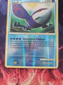 Pokemon Card Kyogre Call Of Legends Reverse Holo Rare 12/95 NM - Image 3