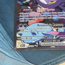 Pokemon TCG Destined Rivals NM team rockets Crobat ex 234/182 - Image 2