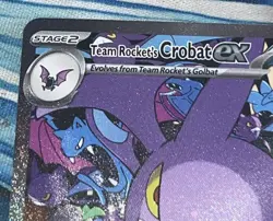 Pokemon TCG Destined Rivals NM team rockets Crobat ex 234/182 - Image 4