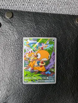 Pokemon Scraggy Holo Card 138/086 White Flare SV Illustration Rare - Image 1