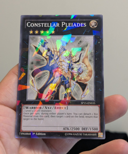 Konami Yu-Gi-Oh! Constellar Pleiades SP15-EN035 1st Ed Xyz Holo 2500/1500 - Image 1