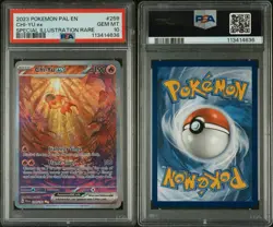 2023 Pokemon Paldea Evolved Chi-Yu ex Special Illustration Rare 259/193 PSA 10 - Image 3