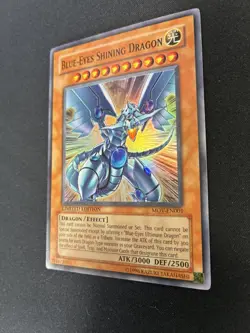Yu-Gi-Oh! Blue-Eyes Shining Dragon MOV-EN001 Limited Edition Super Rare NM/M - Image 2