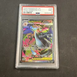2025 POKEMON PFL EN-PHANTASMAL FLAMES 109 MEGA CHARIZARD X EX ULTRA RARE PSA 9 - Image 1