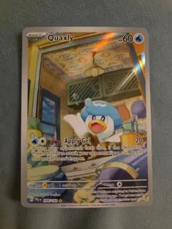 Pokemon TCG Quaxly Card 206/193 Paldea Evolved Illustration Rare NM/M Condition - Image 1