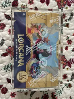 Disney Lorcana Sealed English Into the Inklands Booster Box W/acrylic Case - Image 1