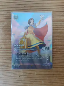 Snow White - Fair-Hearted (Enchanted) - Shimmering Skies Disney Lorcana #220/204 - Image 1
