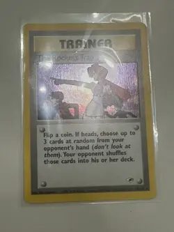 2000 Pokemon The Rocket's Trap 19/132 Team Rocket Holo Rare Trainer WoTC Vintage - Image 3