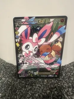 2016 Pokemon XY Generations Sylveon EX Full Art -RC32/RC32 Radiant Collection NM - Image 2