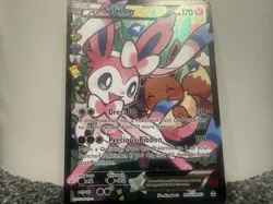 2016 Pokemon XY Generations Sylveon EX Full Art -RC32/RC32 Radiant Collection NM - Image 3