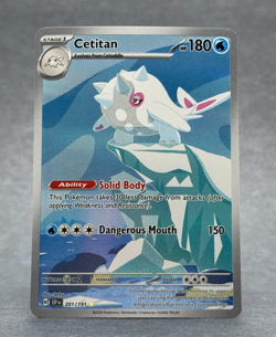Pokemon - 201/191 Cetitan SV08 Surging Sparks Illustration Rare Holo NM TCG - Image 1