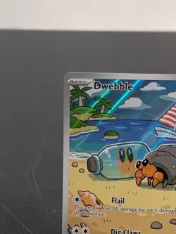 Pokemon Dwebble 129/086 Sv: Black Bolt Holo Illustration Rare English 70 HP - Image 3