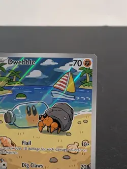 Pokemon Dwebble 129/086 Sv: Black Bolt Holo Illustration Rare English 70 HP - Image 4