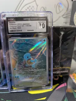 Pokemon 151 Japanese Starter LOT CGC 10 Charmander Bulbasaur Squirtle - Image 3