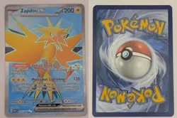 Zapdos ex 192/165 Near Mint 151 Ultra Rare Pokemon - Image 3