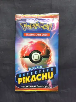 Pokemon: Sealed Detective Pikachu 4 Card Booster Pack - Image 1