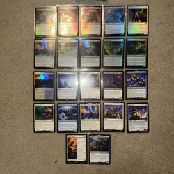 MTG Magic The Gathering TMNT 100 BULK CARD LOT & 22 HOLOS/Rares + - Image 2