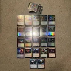 MTG Magic The Gathering TMNT 100 BULK CARD LOT & 22 HOLOS/Rares ! - Image 1